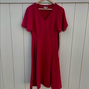 H&M Red Flowy Dress
